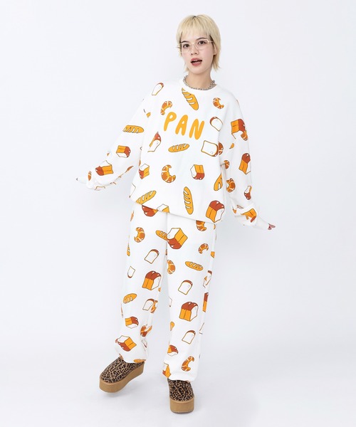 PUNYUS（プニュズ）の「【新サイズ】フード総柄スウェットパンツ（PAN)（スウェットパンツ・レディース・ベージュ・1/2/3/4/5）」の13枚目の写真