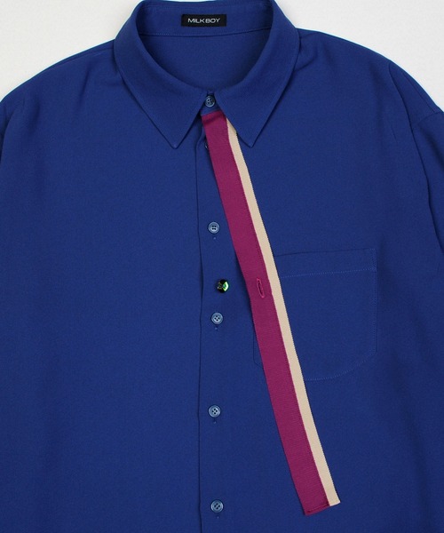 MILKBOY(ミルクボーイ)の「COLOR POINT シャツ(シャツ/ブラウス・レディース・A/B・FREE)」の6枚目の写真