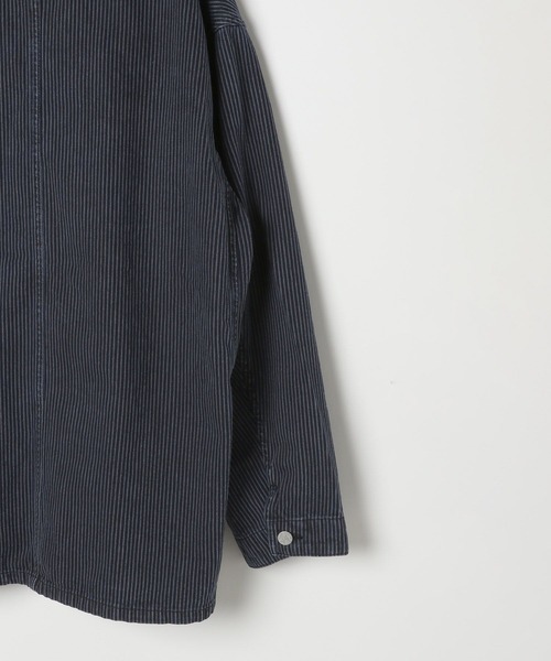 BAYFLOW（ベイフロー）の「【SMITH'S×BAYFLOW】別注ヒッコリージャケット（カバーオール・メンズ・ネイビー・MEDIUM/LARGE）」の14枚目の写真