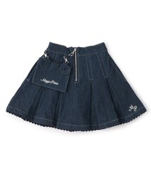 【人気商品再入荷】【直営店で取り扱い無し】移動ポケットつき　前ジップスカパン