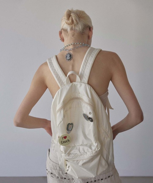SCULPTOR（スカルプター）の「Good Girl Backpack（バックパック/リュック・レディース・ブラック/アイボリー・FREE）」の18枚目の写真