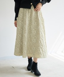 KATHARINE ROSS | 【KATHARINE ROSS】フラワージャガードワッシャースカート(スカート)