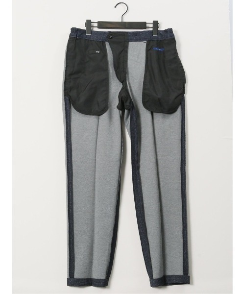 TAKA-Q(タカキュー)の「【ストレッチ イージーケア】タカキュー TechMove ノータック ビジネスパンツ チェック紺(セットアップ可能)(スーツパンツ・メンズ・ネイビー・X-LARGE/LARGE/MEDIUM/S/3L)」の9枚目の写真