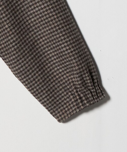 ASTRAET（アストラット）の「＜ASTRAET＞ハウンドトゥース ステンカラー ジップブルゾン（その他アウター・レディース・ブラウン系・0/1）」の11枚目の写真