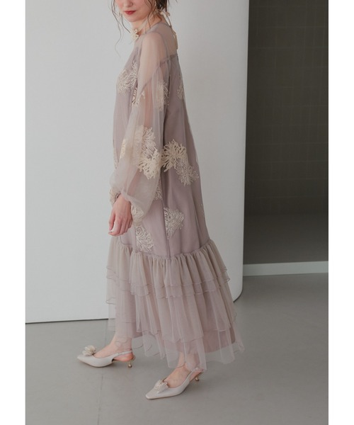 バルーンスリーブボリュームドレス（ドレス）｜Dorry Doll（ドリー