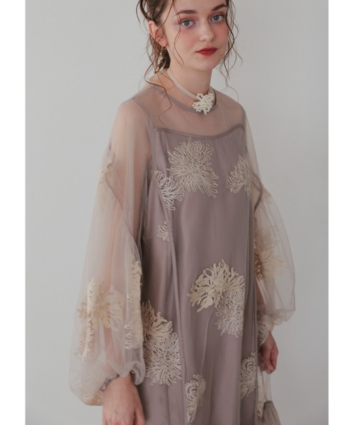 バルーンスリーブボリュームドレス（ドレス）｜Dorry Doll（ドリー