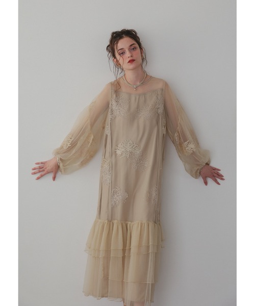 バルーンスリーブボリュームドレス（ドレス）｜Dorry Doll（ドリー