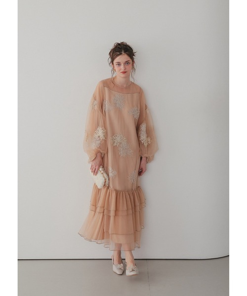 バルーンスリーブボリュームドレス（ドレス）｜Dorry Doll（ドリー