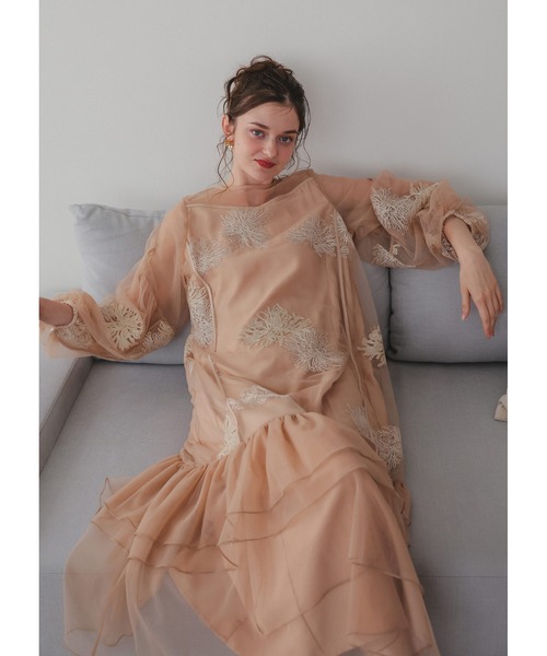 6★新品★ドリードール　バルーンスリーブボリュームドレス　サンプル品 バルーンスリーブボリュームドレス（ドレス）｜Dorry Doll（ドリー