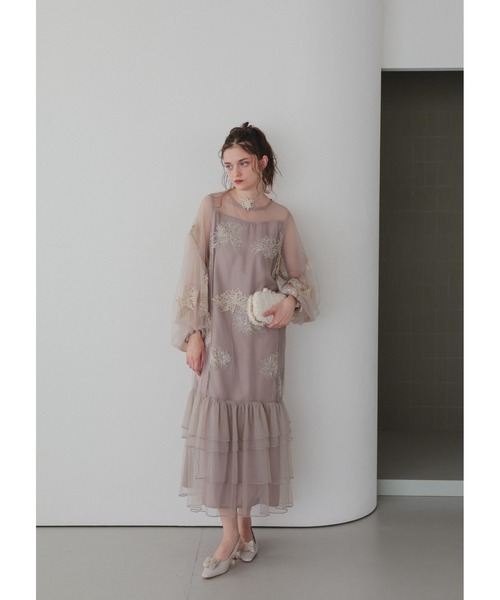 6★新品★ドリードール　バルーンスリーブボリュームドレス　サンプル品 バルーンスリーブボリュームドレス（ドレス）｜Dorry Doll（ドリー