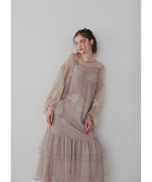 バルーンスリーブボリュームドレス（ドレス）｜Dorry Doll（ドリー