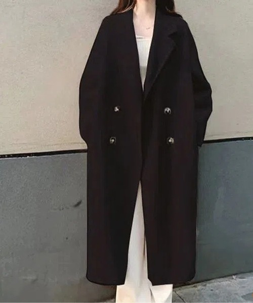 ダブルブレストロングコート（チェスターコート）｜LUCPY（ラクピー