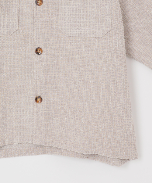 B.C STOCK（ベーセーストック）の「ツイードモール CPO シャツジャケット（シャツ/ブラウス・メンズ・ベージュ/レッド/ブラック・LARGE/MEDIUM）」の20枚目の写真