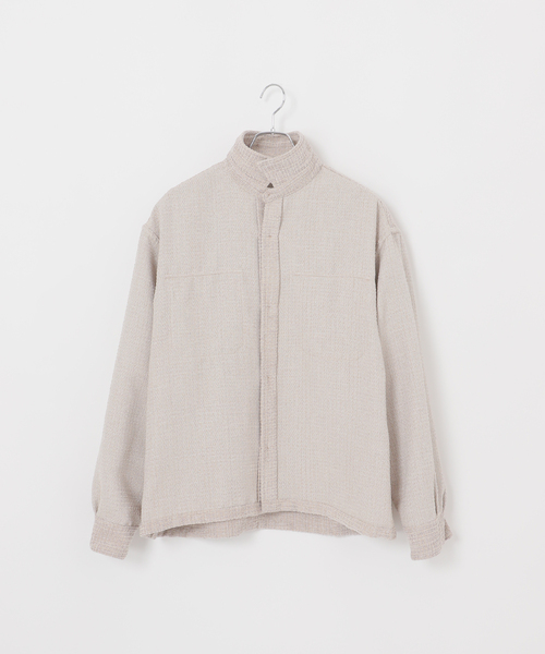 B.C STOCK（ベーセーストック）の「ツイードモール CPO シャツジャケット（シャツ/ブラウス・メンズ・ベージュ/レッド/ブラック・LARGE/MEDIUM）」の22枚目の写真