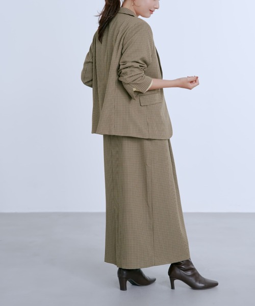 フロントボタンIラインジャンパースカート 【低身長・小柄女性