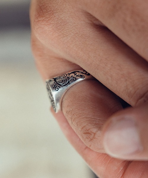 Subciety(サブサエティ)の「College ring(リング・メンズ・シルバー/ゴールド・15号/17号/19号/21号)」の5枚目の写真