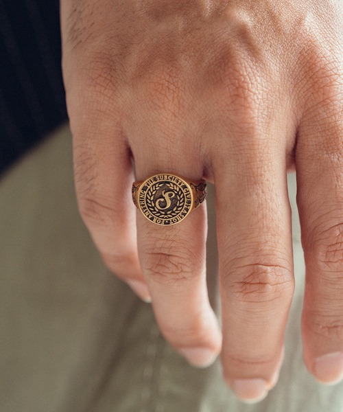 Subciety(サブサエティ)の「College ring(リング・メンズ・シルバー/ゴールド・15号/17号/19号/21号)」の12枚目の写真