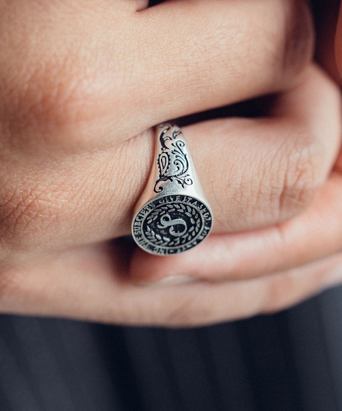 Subciety(サブサエティ)の「College ring(リング・メンズ・シルバー/ゴールド・15号/17号/19号/21号)」の7枚目の写真