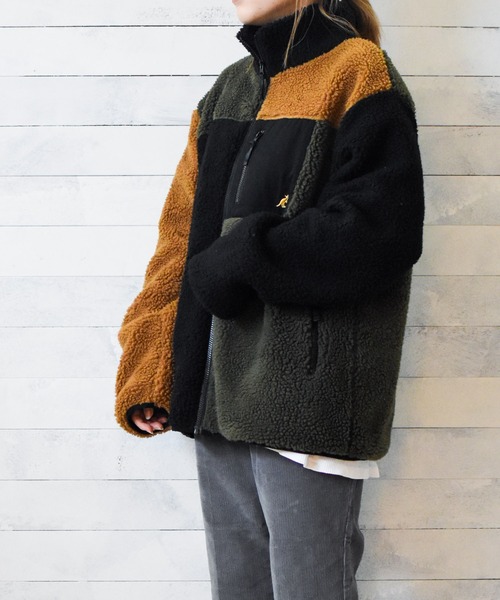 KANGOL(カンゴール)の「【RES】【KANGOL】ハイネック ボアジップジャケット(ブルゾン・レディース・ホワイト/ベージュ/ブラック/ライトパープル/ダークグリーン/その他3/モカ/その他・LARGE/MEDIUM/X-LARGE)」の18枚目の写真