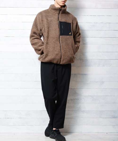 KANGOL(カンゴール)の「【RES】【KANGOL】ハイネック ボアジップジャケット(ブルゾン・レディース・ホワイト/ベージュ/ブラック/ライトパープル/ダークグリーン/その他3/モカ/その他・LARGE/MEDIUM/X-LARGE)」の19枚目の写真