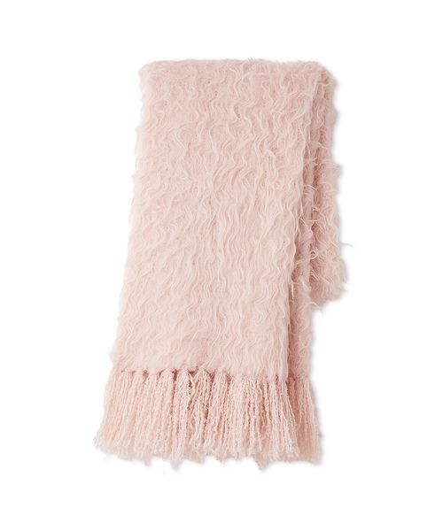 SNIDEL（スナイデル）の「ファーロングマフラー（マフラー・レディース・アイボリー/ライトピンク/ネイビー・F）」の19枚目の写真