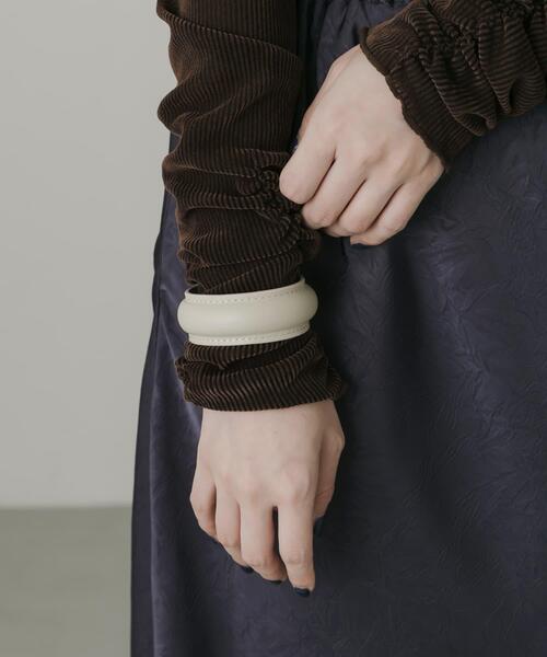 セール】シンプルレザーバングル（バングル/リストバンド）｜SMELLY