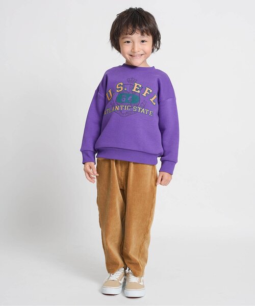 Ampersand（アンパサンド）の「【ジュニア対応】あったかバレルパンツ（その他パンツ・キッズ・ブルー/ブラック/キャメル・80/90/100/110/120/130/140）」の4枚目の写真