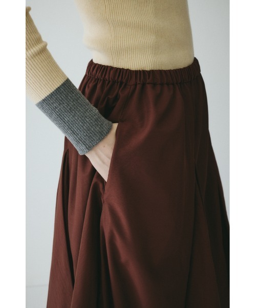HeRIN.CYE(ヘリンドットサイ)の「Triangle skirt トライアングルスカート(スカート・レディース・ブラウン/グレー/ブラック・FREE)」の15枚目の写真