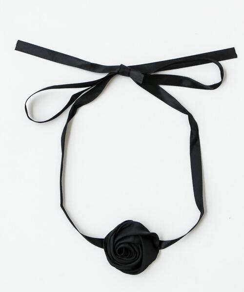 WEGO（ウィゴー）の「WEGO/ローズリボンチョーカー（チョーカー・レディース・ピンク/ホワイト/ブラック・FREE）」の7枚目の写真