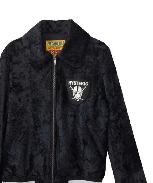 HYSTERIC GLAMOUR（ヒステリックグラマー）の「WOMAN PIRATE PATCHワッペン ブルゾン（ブルゾン・レディース・ブラック/ブラウン系その他・FREE）」の7枚目の写真