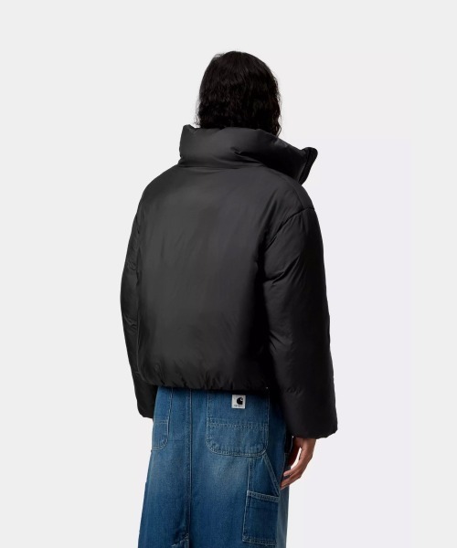 Carhartt WIP(カーハートダブリューアイピー)の「Carhartt WIP W' DEMI JACKET(カーハートワークインプログレス ウィメンズ デミ ジャケット)(ダウンジャケット/コート・レディース・ブラック・X-SMALL)」の6枚目の写真