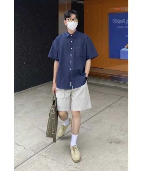 F.ILLUMINATE(フィルミネイト)の「CITYBOY BIG OVER OXFORD HALF SLEEVE SHIRT - NAVY(シャツ/ブラウス・レディース・その他・MEDIUM)」の15枚目の写真