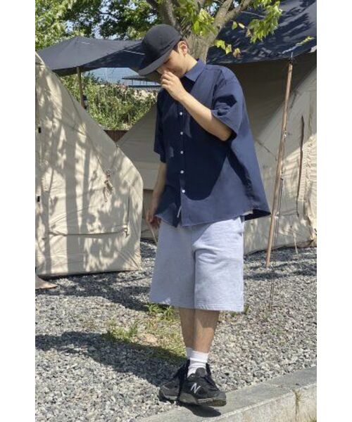 F.ILLUMINATE(フィルミネイト)の「CITYBOY BIG OVER OXFORD HALF SLEEVE SHIRT - NAVY(シャツ/ブラウス・レディース・その他・MEDIUM)」の18枚目の写真
