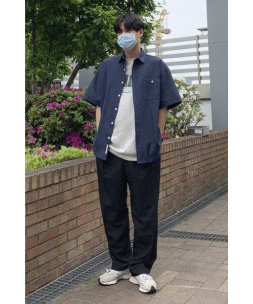 F.ILLUMINATE(フィルミネイト)の「CITYBOY BIG OVER OXFORD HALF SLEEVE SHIRT - NAVY(シャツ/ブラウス・レディース・その他・MEDIUM)」の19枚目の写真