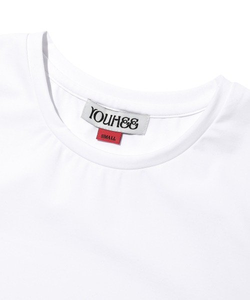 YOUHEE(ユヒ)の「BASIC T-SHIRTS WHITE(Tシャツ/カットソー・レディース・その他・SMALL/MEDIUM)」の4枚目の写真