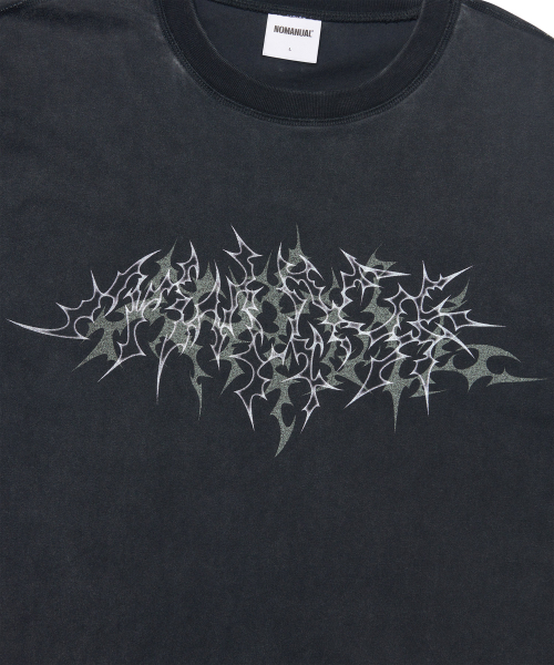 NOMANUAL(NOMANUAL)の「BEHEMOTH LONG SLEEVE TEE - WASHED BLACK(Tシャツ/カットソー・レディース・その他・MEDIUM/LARGE/X-LARGE)」の5枚目の写真