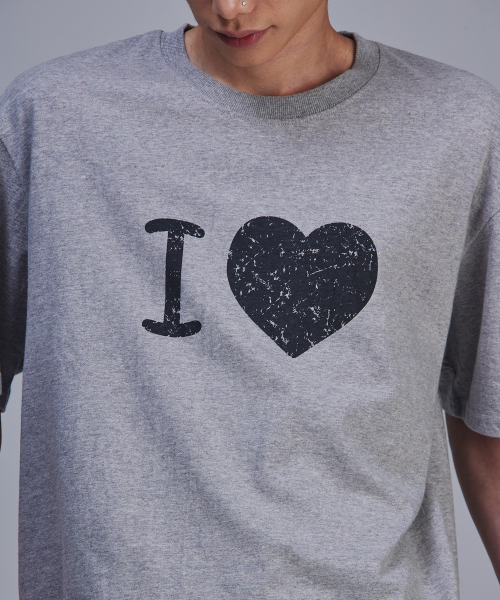 SCALLYWAG（スカリーワグ）の「アイラブクロップTシャツ[グレー]（Tシャツ/カットソー・レディース・その他・LARGE/SMALL/MEDIUM）」の3枚目の写真