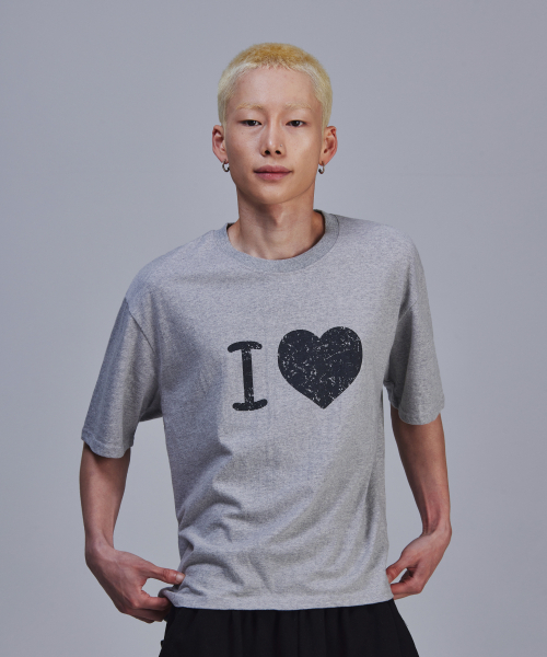 SCALLYWAG（スカリーワグ）の「アイラブクロップTシャツ[グレー]（Tシャツ/カットソー・レディース・その他・LARGE/SMALL/MEDIUM）」の4枚目の写真