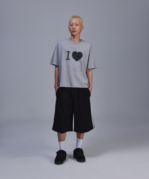SCALLYWAG（スカリーワグ）の「アイラブクロップTシャツ[グレー]（Tシャツ/カットソー・レディース・その他・LARGE/SMALL/MEDIUM）」の5枚目の写真