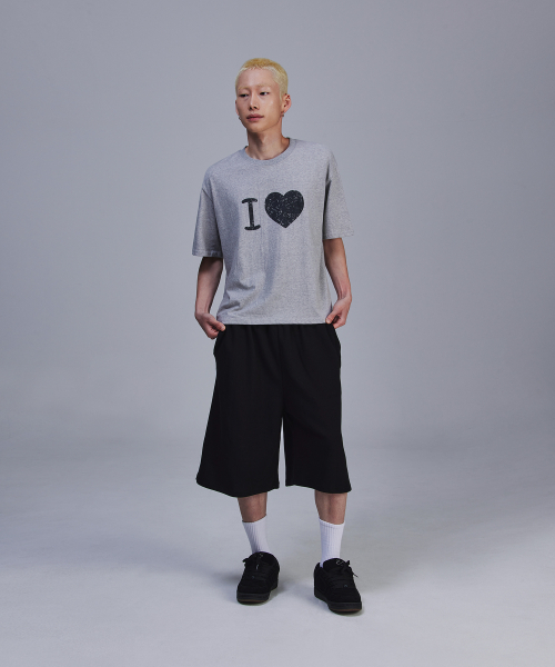 SCALLYWAG（スカリーワグ）の「アイラブクロップTシャツ[グレー]（Tシャツ/カットソー・レディース・その他・LARGE/SMALL/MEDIUM）」の6枚目の写真