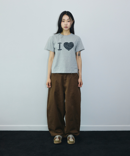 SCALLYWAG（スカリーワグ）の「アイラブクロップTシャツ[グレー]（Tシャツ/カットソー・レディース・その他・LARGE/SMALL/MEDIUM）」の12枚目の写真