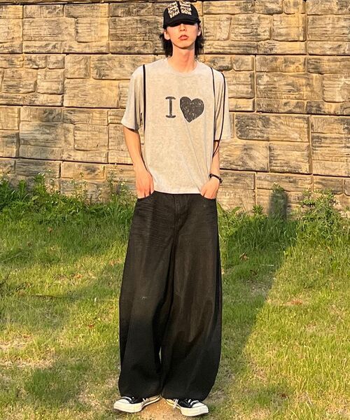 SCALLYWAG（スカリーワグ）の「アイラブクロップTシャツ[グレー]（Tシャツ/カットソー・レディース・その他・LARGE/SMALL/MEDIUM）」の19枚目の写真