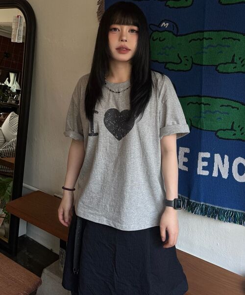 SCALLYWAG（スカリーワグ）の「アイラブクロップTシャツ[グレー]（Tシャツ/カットソー・レディース・その他・LARGE/SMALL/MEDIUM）」の20枚目の写真