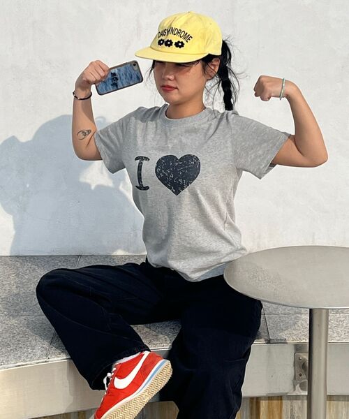 SCALLYWAG（スカリーワグ）の「アイラブクロップTシャツ[グレー]（Tシャツ/カットソー・レディース・その他・LARGE/SMALL/MEDIUM）」の22枚目の写真