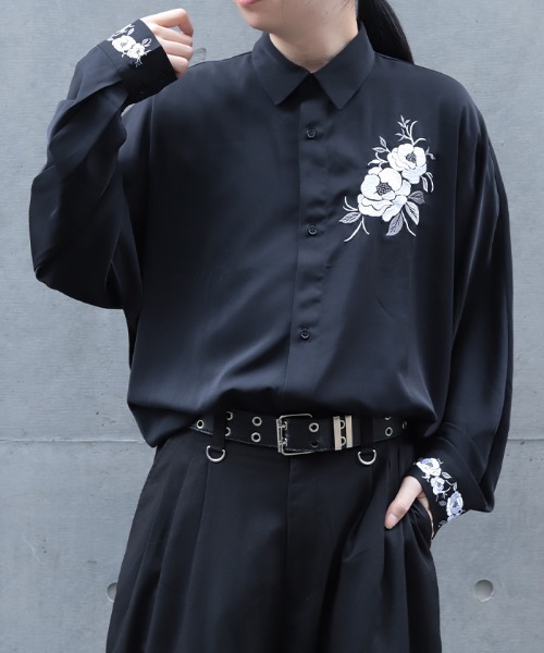 椿刺繍シャツ（シャツ/ブラウス）｜REZEN（リゼン）のファッション通販