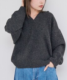 フラッフィーフーディ ウォッシャブルニット（WEB限定カラーあり）