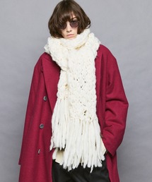 MAISON SPECIAL(]XyV)́sUNISEXtVolume Yarn Fringe Scarf/{[[tW}t[yMAISON SPECIAL/]XyVz(}t[)
