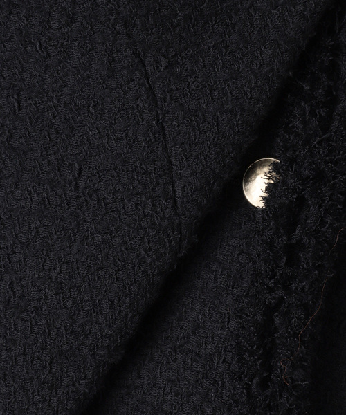 VERMEIL par iena(ヴェルメイユパーイエナ)の「Wool Tweed ジャケット(ノーカラージャケット・レディース・ブラック・36/38)」の21枚目の写真