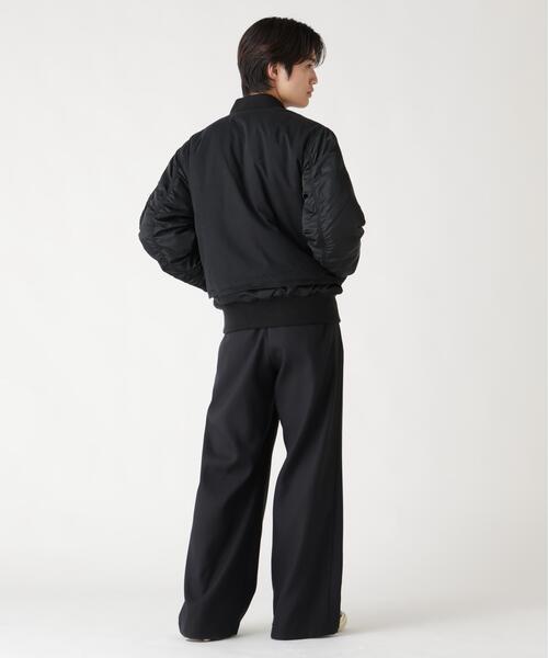 Alpha Industries(アルファインダストリーズ)の「Alpha Industries/アルファインダストリーズ/MA-1 MIXED COTTON FLIGHT JACKET/エムエーワン ミックスド コットン フライト ジャケット(MA-1・メンズ・ブラック/オリーブ系・L/M/XL/2XL)」の7枚目の写真