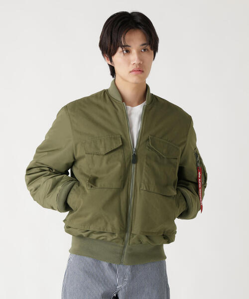 Alpha Industries/アルファインダストリーズ/MA-1 MIXED COTTON FLIGHT